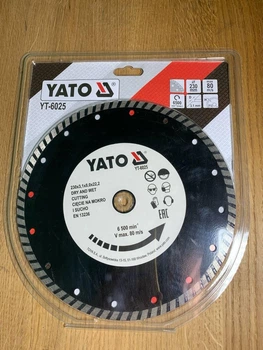 Диск отрезной алмазный YATO YT-6025 230x8,0x22,2 мм