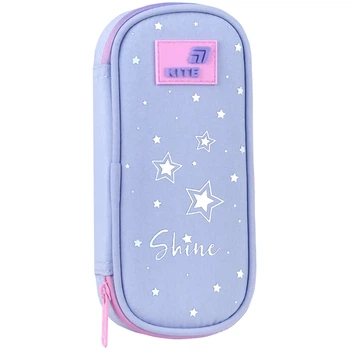 Пенал школьный Kite Twinke, Star K26-662-16, 1 отделение, резинки для фиксации канцелярии