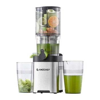 Соковыжималка медленного вращения AMZCHEF ZM1902 (CE-ZM1902B-SV)