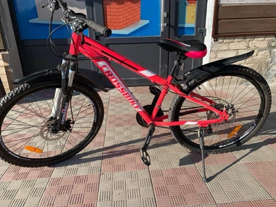 Велосипед Cross Bike Storm 26" Розовый Рама 13" Сталь 21 скорость V-brake