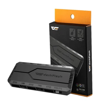 Контроллер вентиляторов Darkflash RC2 ARGB/PWM Black (6926170086948)