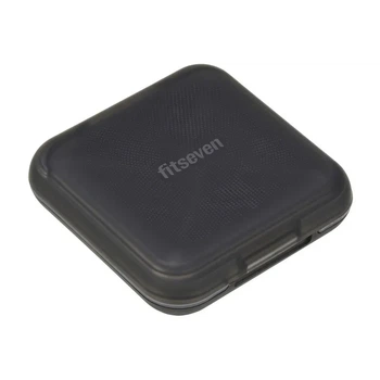 Таблетница Fitseven Pillbox TP005BB UZSPACE, прозрачно-черная