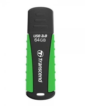 Флеш накопитель USB 64Gb Transcend JetFlash 810, Black/Green, USB 3.1 Gen 1 (TS64GJF810)