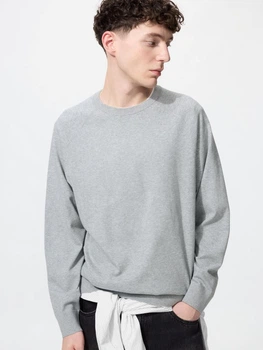 Джемпер чоловічий Uniqlo 591867601 M Сірий (1159864892)