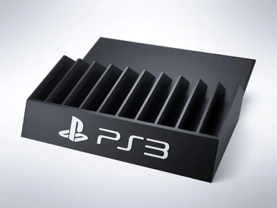 Подставка-органайзер для игровых дисков PlayStation 3 черная