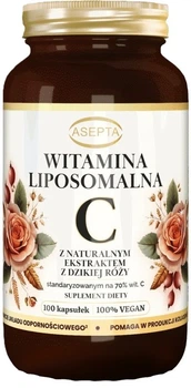 Witamina C ASEPTA Witamina C liposomalna 100 kapsułek (5904734577799)