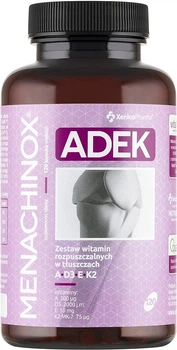 Kompleks witaminowy Xenico Pharma Menachinox ADEK 120 kapsułek (5905683269162)