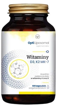 Kompleks witaminowo-mineralny NaturDay Opti Liposomal D3, K2-MK7 60 kapsułek (5907222638521)