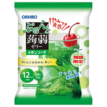 ORIHIRO Purunto Konjac Jelly низькокалорійне конняку-желе (содова з динею), 120 г