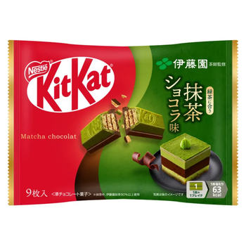 NESTLE Japan Kit Kat Itoen Matcha Chocolate вафли со вкусом чая, 9 шт