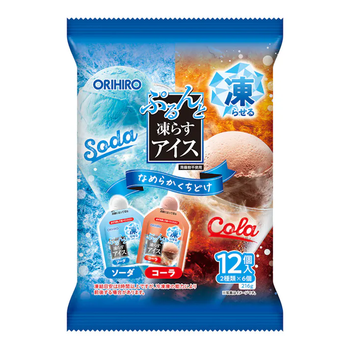 ORIHIRO Purunto Frozen Ice Cream Soda and Cola замороженный десерт (содовая и кола), 216 г