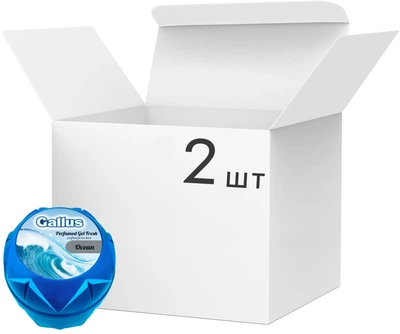 Упаковка освежителей воздуха гелевых Gallus Perfumed Fresh Ocean 150 г х 2 шт (4251415301725)