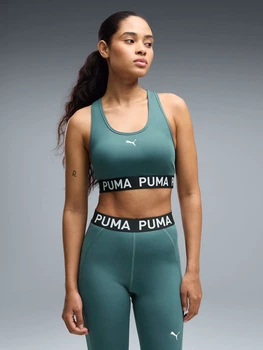 Спортивный топ для фитнеса женский Puma Strong 52696221 XS Herb Garden (4070033096673)