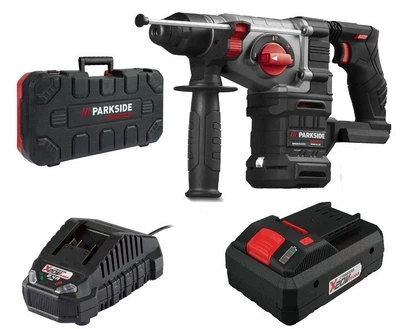 Акумуляторний перфоратор Parkside PARKSIDE PERFORMANCE PРАKH 20-Li А1 + АКБ 4Ah+зарядний пристрій