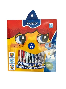 Фломастеры Marco Ultra Washable 24 цветов 1630-24CB
