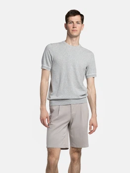 Футболка чоловіча сіра трикотажна Arber Crew-neck SS120 XXL зріст 5 сірий (M09.34.12.622)