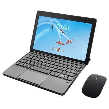 Клавиатура-подставка беспроводная Smart Keyboard + Мышка для Lenovo Tab E10 Ukr+Eng Black