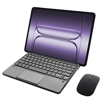 Клавиатура-подставка беспроводная Smart Keyboard + Мышка для OnePlus Pad 3 Ukr+Eng Black