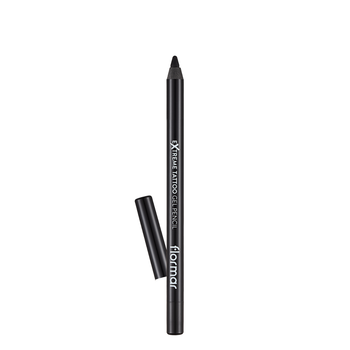Гелевий олівець для очей Flormar Extreme Tattoo Gel Pencil, 06 Onyx Чорний