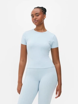 Топ для спорту Primark блакитний EYCGJ837 S