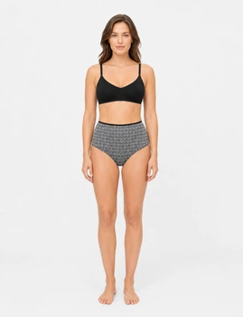 Трусики Primark чорний-білий в візерунки MCZPF801 2XS