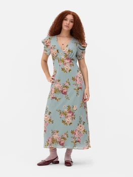Сукня Primark блакитний в візерунки WUDZT324 36