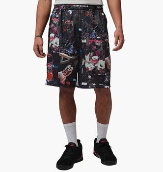 Шорты Air Jordan Flight MenS Printed Cat Scratch Shorts Black IF1841-010 M
