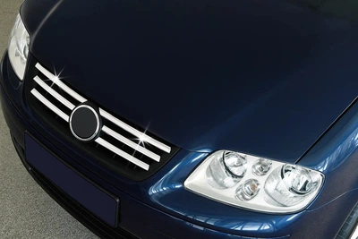 Хромированные Накладки на Решетку (Нержавейка) 2001-2003 для Volkswagen Polo