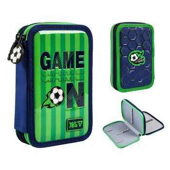 Пенал шкільний Yes подвійний Football Fan HP-01