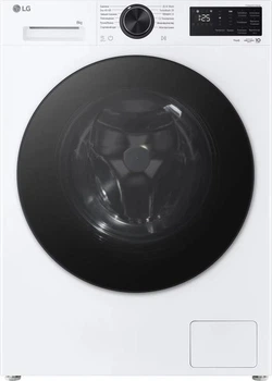Стиральная машина LG серии AI DD™ TurboWash™ 360˚ F2X5PS5W, фронтальная, узкая, 47,5 см, 8 кг, 1200, класс А/A/B, 12 программ, инверторный, дисплей, белый
