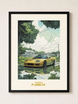 Постер в рамці, плакат 30х40см Honda NSX