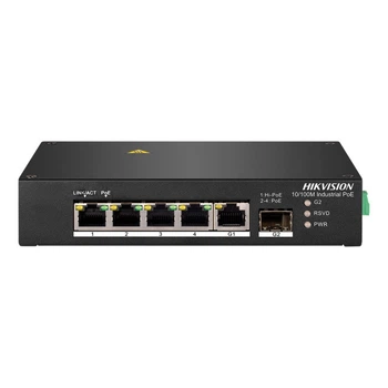 Коммутатор 4 порта неуправляемый Hikvision DS-3T0306HP без БП