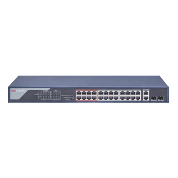 Коммутатор 28 портов неуправляемый Hikvision DS-3E0326P-E(C) PoE