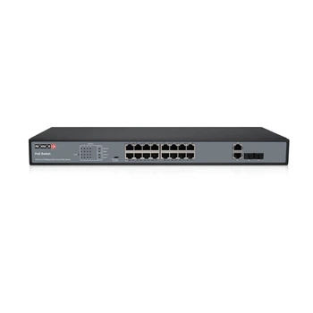 Коммутатор неуправляемый PoE Provision-ISR PoES-16250C+2Combo-V2 с 16 портами PoE