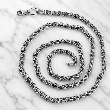 Серебряная цепочка Ручей 925 пробы. Цепь на шею 45