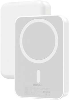 УМБ Dudao K26 10000mAh 20W USB-A / USB-C / MagSafe White (6977196683703)
