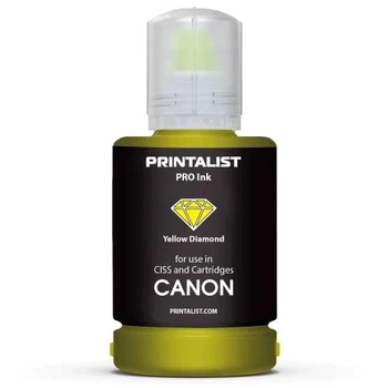 Чернила Printalist Canon, универсальные, Yellow, 140 мл, водорастворимые (PL-INK-CANON-Y)