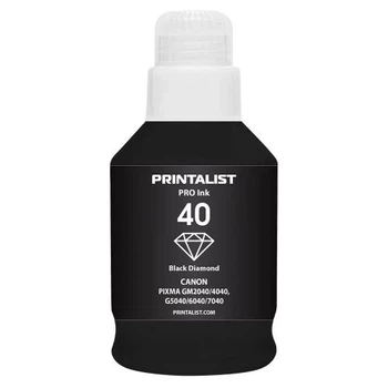 Чернила Printalist 40, Black, 190 мл, пигментные (PL40BP)