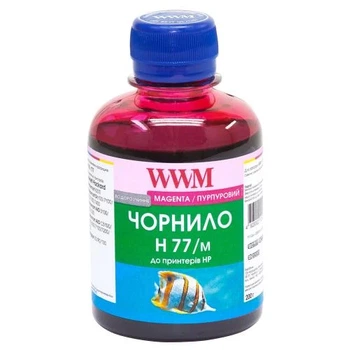 Чернила WWM HP 177/85, Magenta, 200 мл, водорастворимые (H77/M)