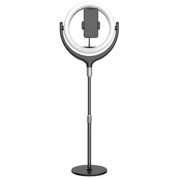 Кольцевая LED лампа Puluz SYA00522101B 12" со штативом, черная