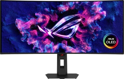 Монітор 34" ASUS ROG Strix XG34WCDMS Curved (90LM0D20-B01971) 3440x1440 (Ultra-Wide 2K) QD-OLED 280 Hz