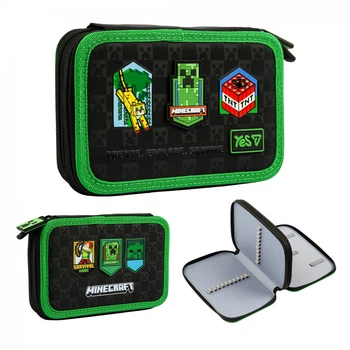 Пенал твердий Yes HP-01 подвійний Minecraft Adventure (533718)