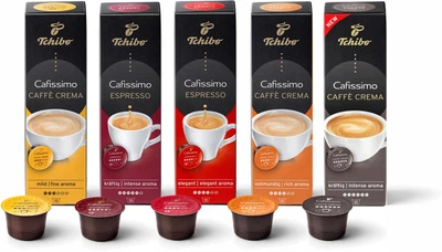 Капсули Tchibo Cafissimo набір кави 5x10