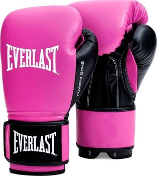 Боксерские перчатки Everlast POWERLOCK OG TRAINING GLOVES розовый, черный Уни 12 унций