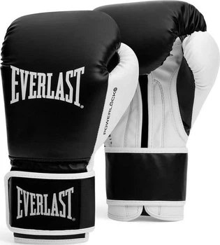 Боксерские перчатки Everlast POWERLOCK OG TRAINING GLOVES черный, белый Уни 16 унций
