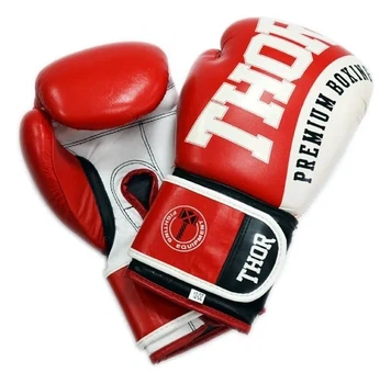 Рукавички боксерські THOR SHARK 14oz / шкіра / червоні (SPT_8019/02(Leather) RED 14 oz.)