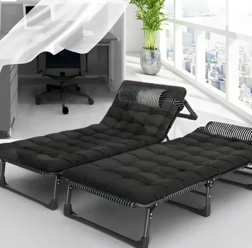 Розкладне ліжко (розкладачка) з матрацом і подушкою LEOBRO Striped (LB-FB-A1-STR) (LEO_LB-FB-A1-STR)
