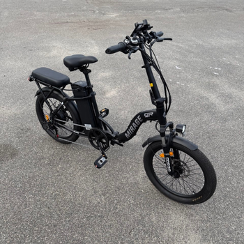 Велосипед складной с Е-комплектом Corso Mirage 20.4" 13-рама" 750w 48v 20ah Черный