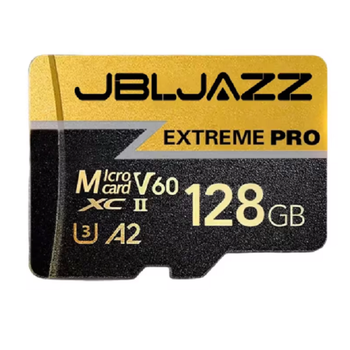 Micro sd карта памяти флешка флеш-карта 128 ГБ JBLjAZZ Ultimate pro золотистая JBLJAZZ (GS-1028)