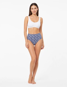 Трусики Primark синій в білі візерунки WLNEE449 XL
